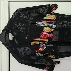 Men's collared party shirt